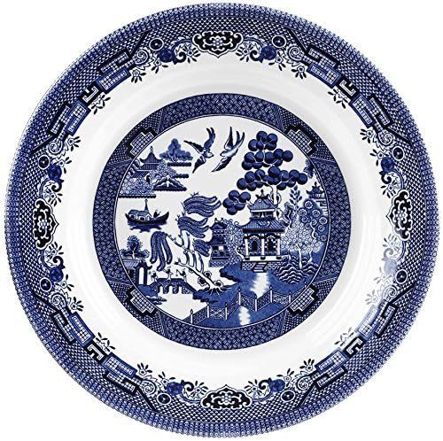 Churchill Blue Willow Ceramic 11" Pasta Dish