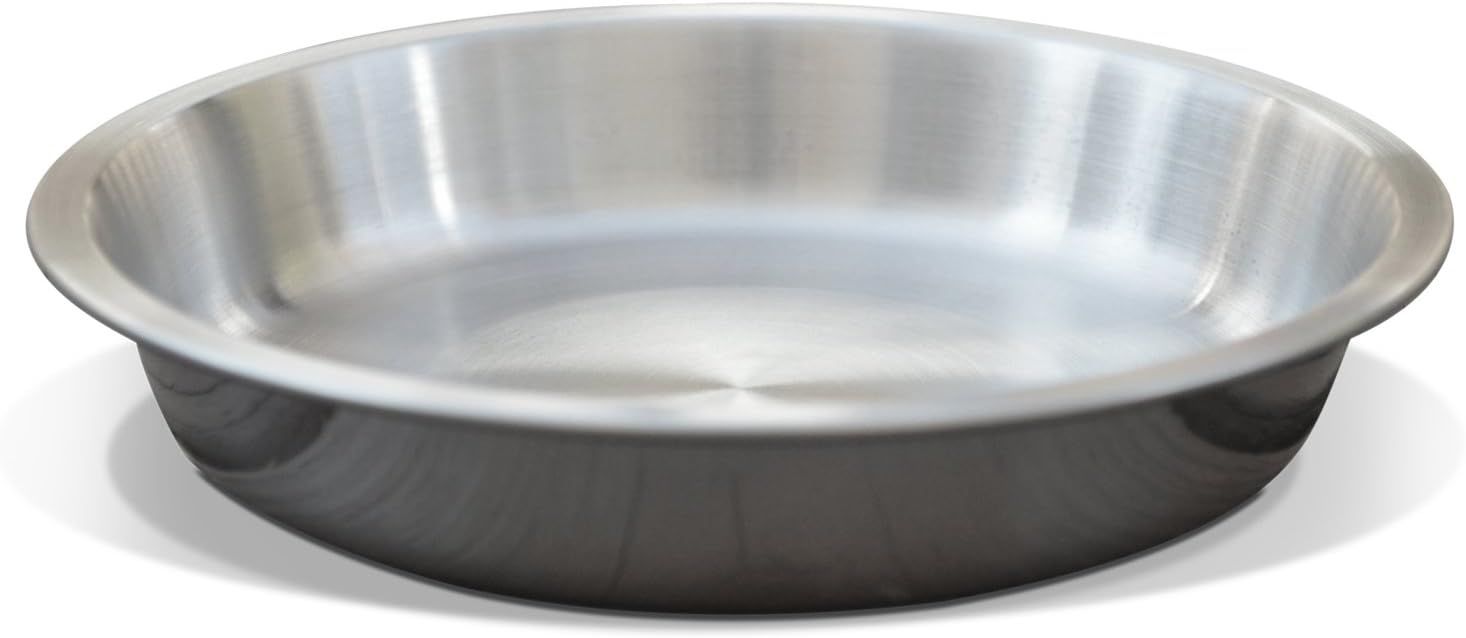 Small Brushed Stainless Steel Elevated Cat Bowl