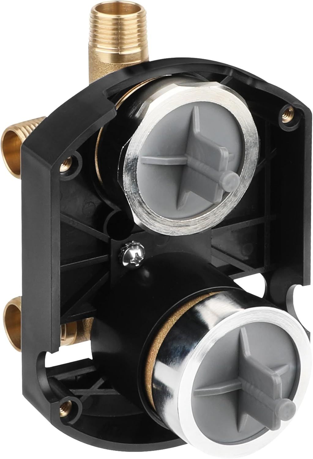 Brass Universal Shower Valve with Integrated Diverter