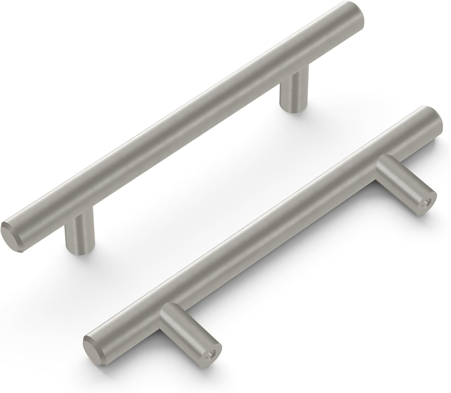 Stainless Steel Modern Bar Cabinet Pulls with Mounting Hardware