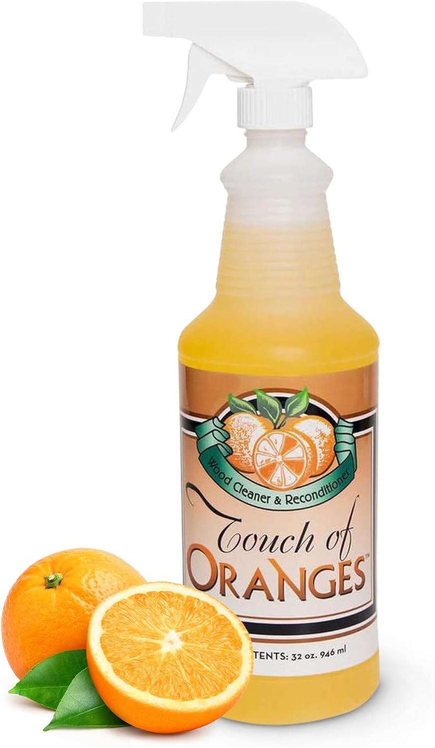 Touch of Oranges 32 oz Wood Cleaner and Polish Spray