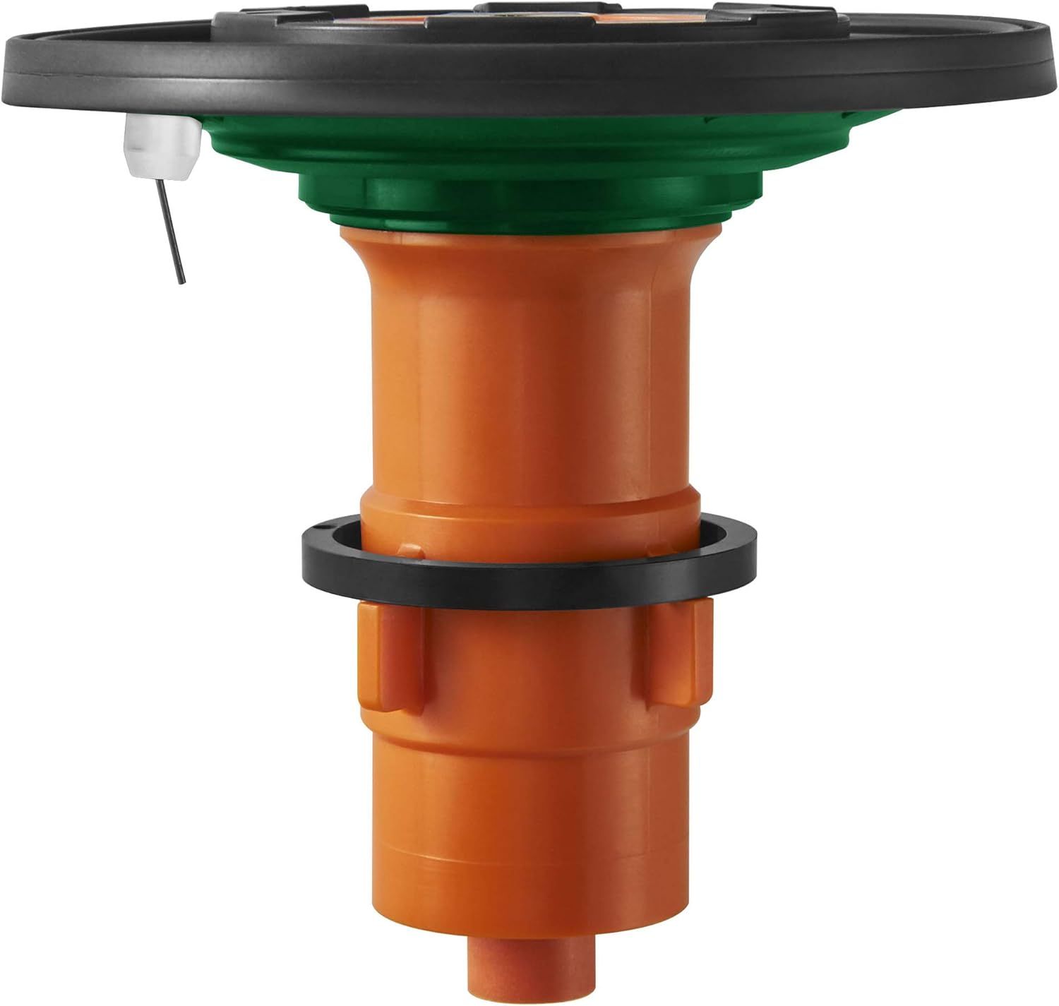 Black and Orange Plastic Diaphragm Assembly for Flush Valves