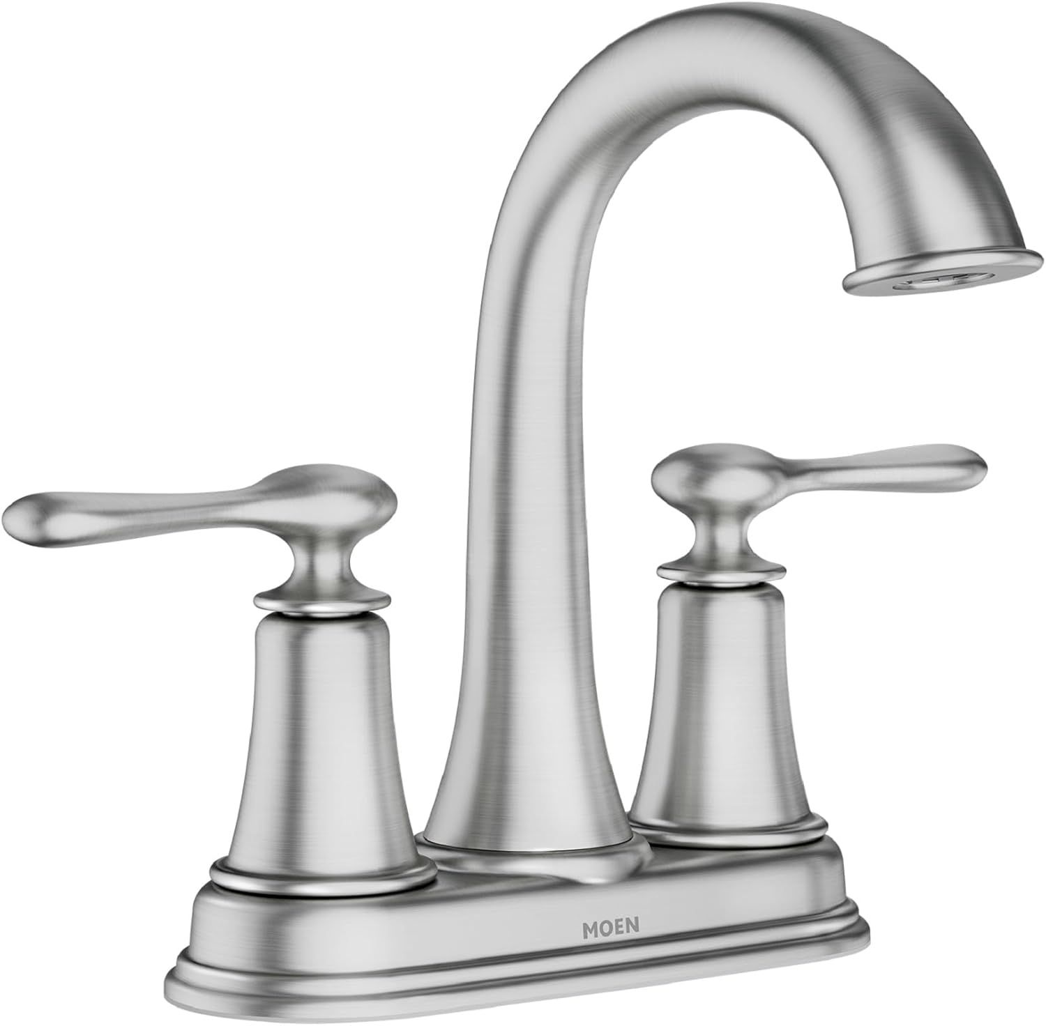 Ellicott Spot Resist Brushed Nickel 2-Handle Bathroom Faucet