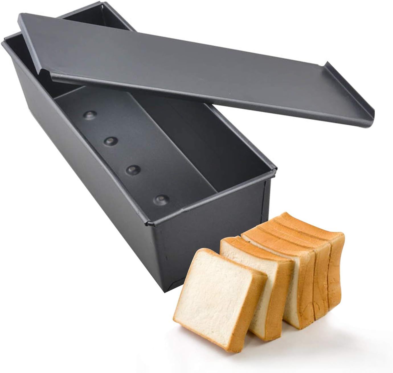 Non-Stick Aluminum Pullman Loaf Pan with Lid