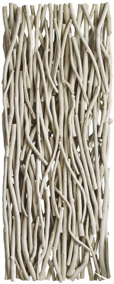 Bleached Teak Branches Wall Decor Panel, 49 x 19 Inches