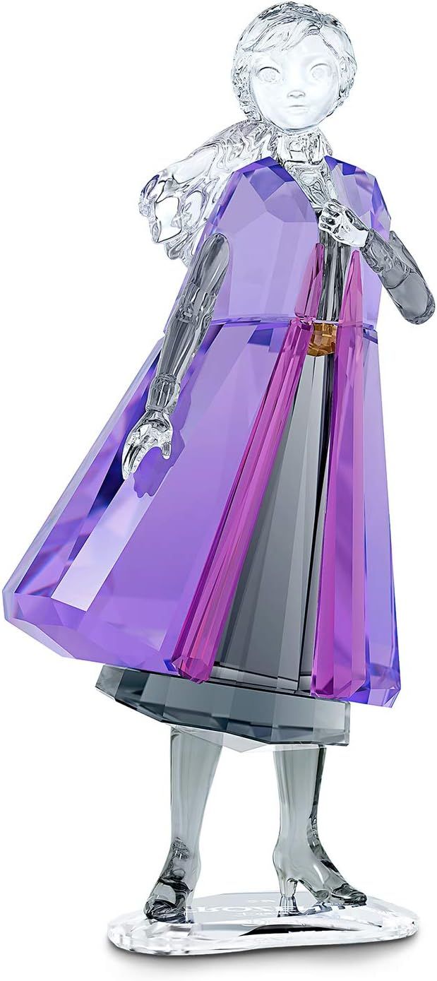 Swarovski Crystal Anna Figurine in Purple and Gray