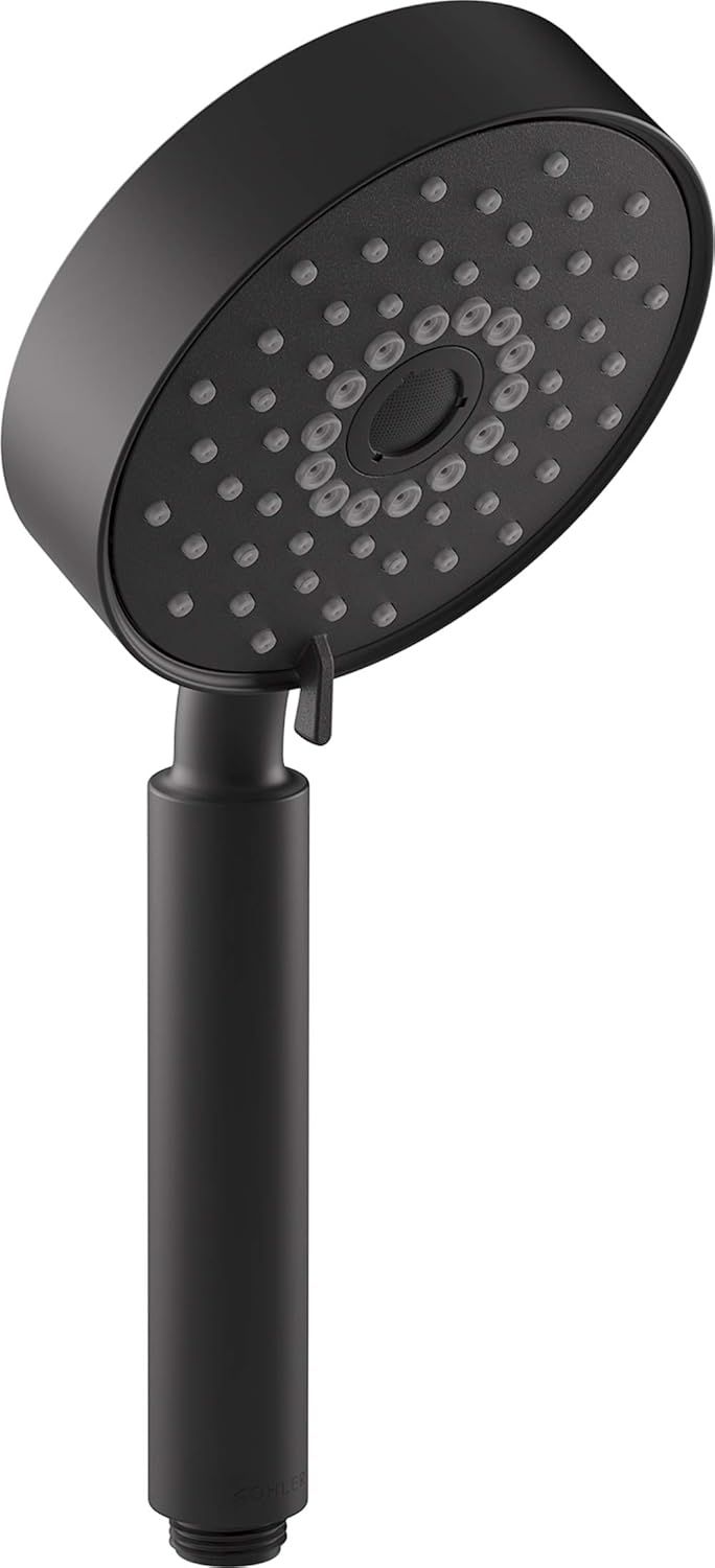 Purist Matte Black 5" Multifunction Handheld Shower with Katalyst Technology