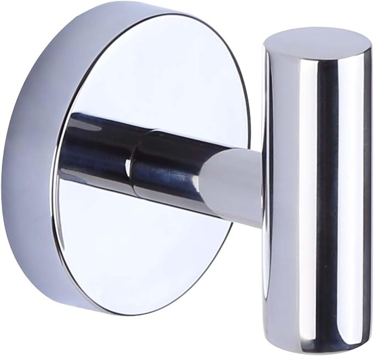 Cain Chrome Stainless Steel Modern Wall-Mounted Robe Hook