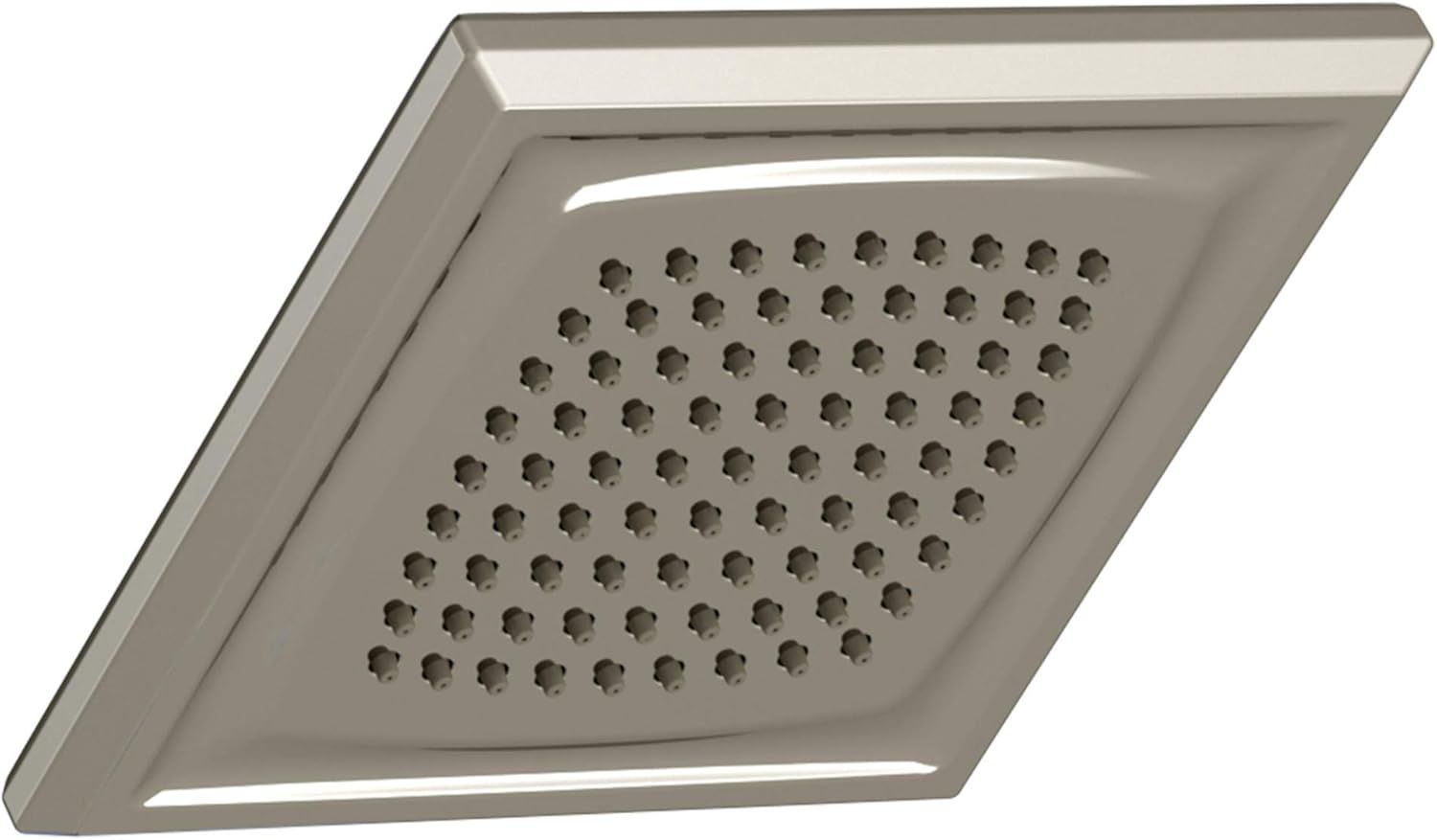 Polished Nickel Square Wall Mounted Rain Shower Head