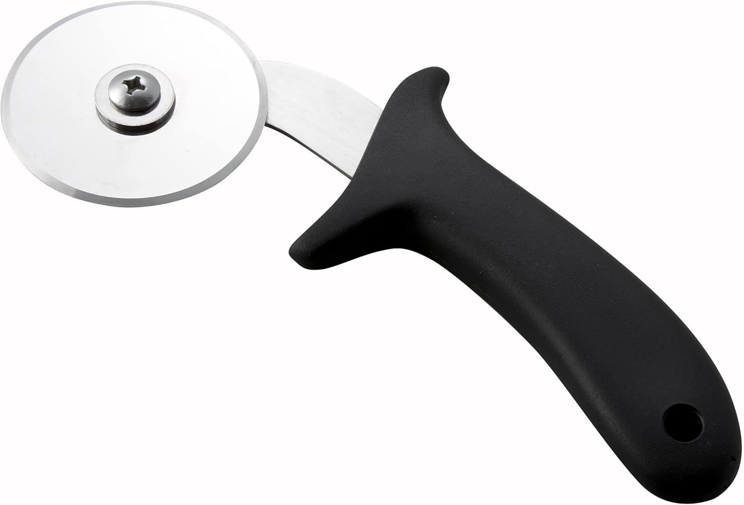 Black Plastic Handle Stainless Steel Pizza Cutter