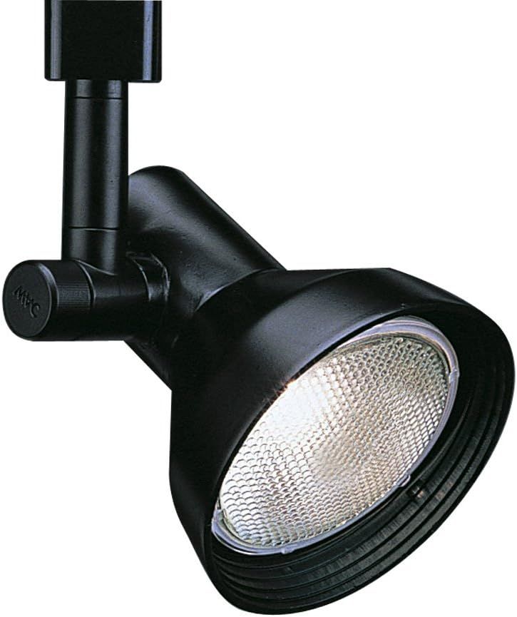 Sleek Minimalist Black Line Voltage Track Head 5" Fixture