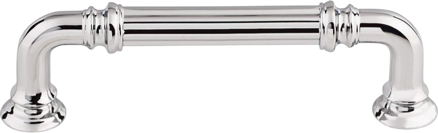 Polished Chrome 5" Traditional Reeded Cabinet Handle