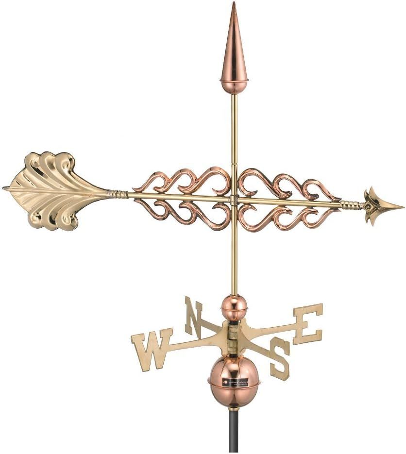 Smithsonian Collection Polished Copper Arrow Weathervane