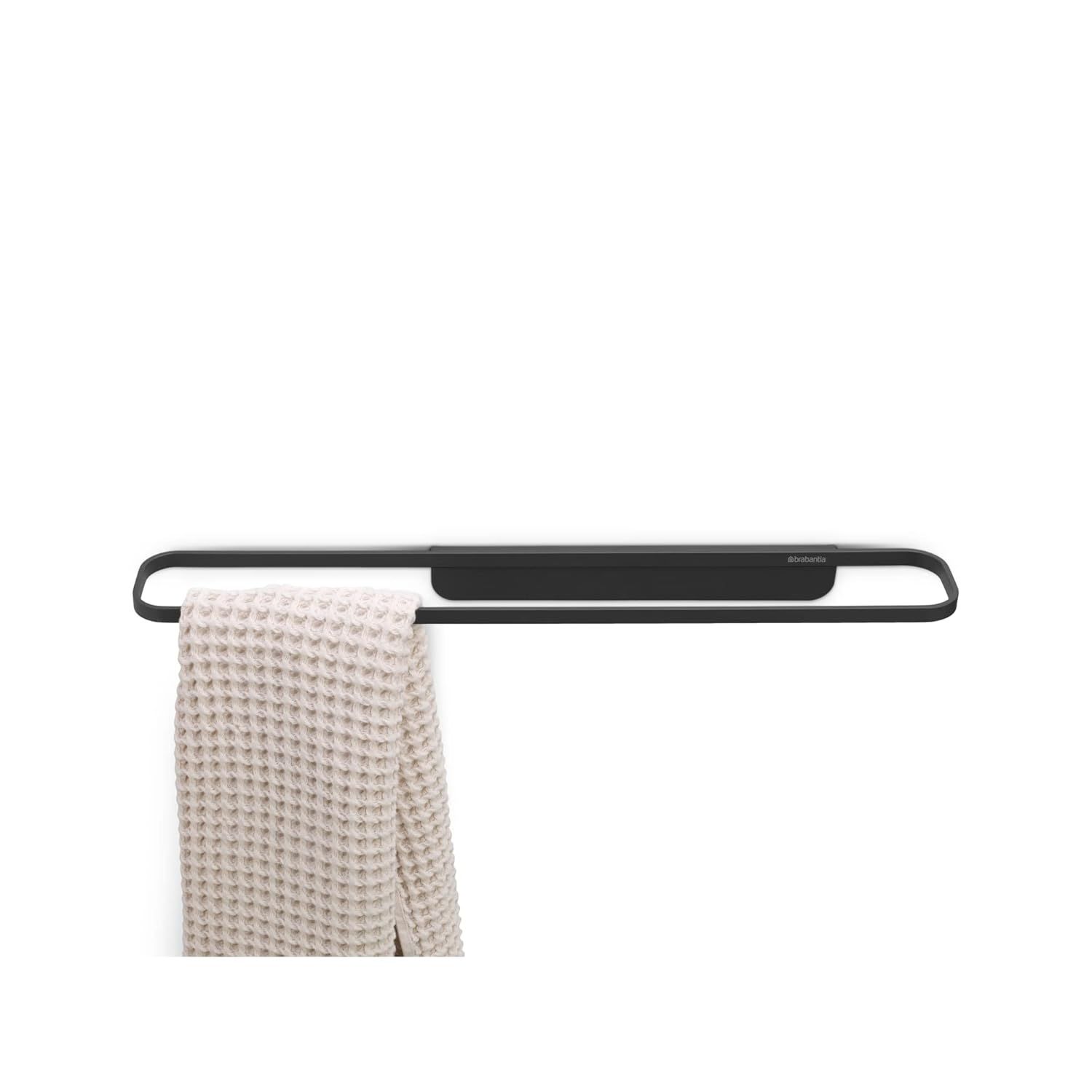 Brabantia Black Mineral Coated Wall Mounted Towel Rail