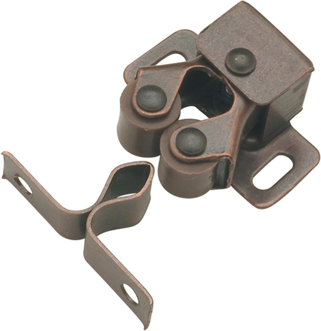 Bronze Double Roller Cabinet Door Catch