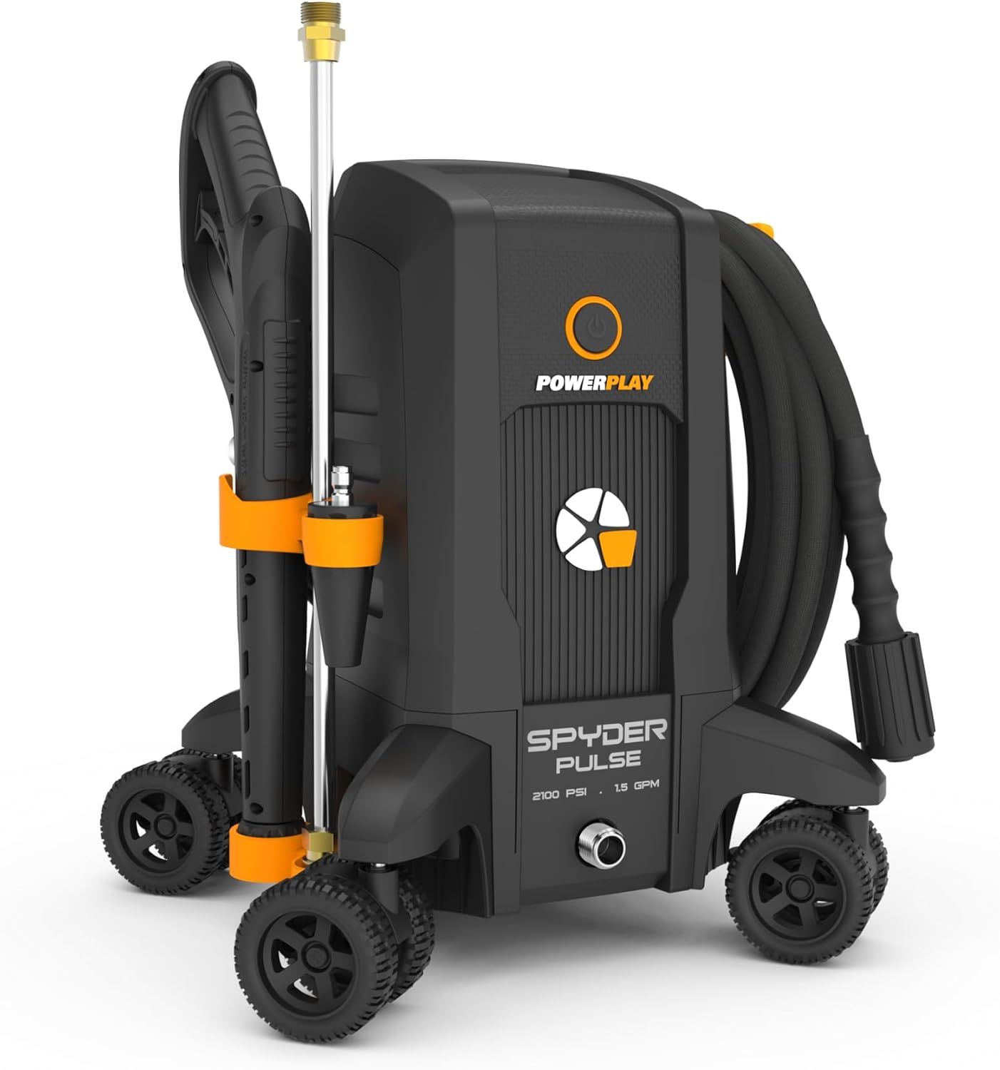 Spyder Pulse 2100 PSI Electric Pressure Washer with Plastic Hose