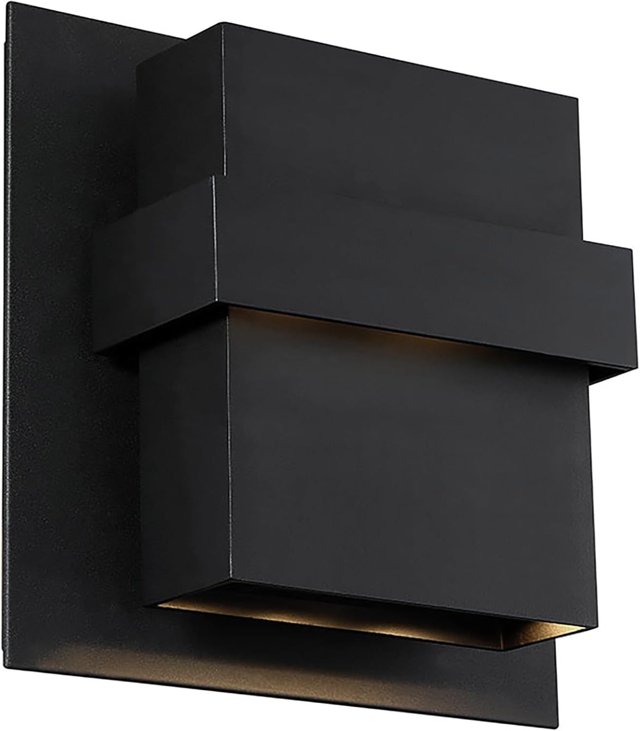 Black Aluminum 11-Inch Dimmable LED Outdoor Wall Sconce