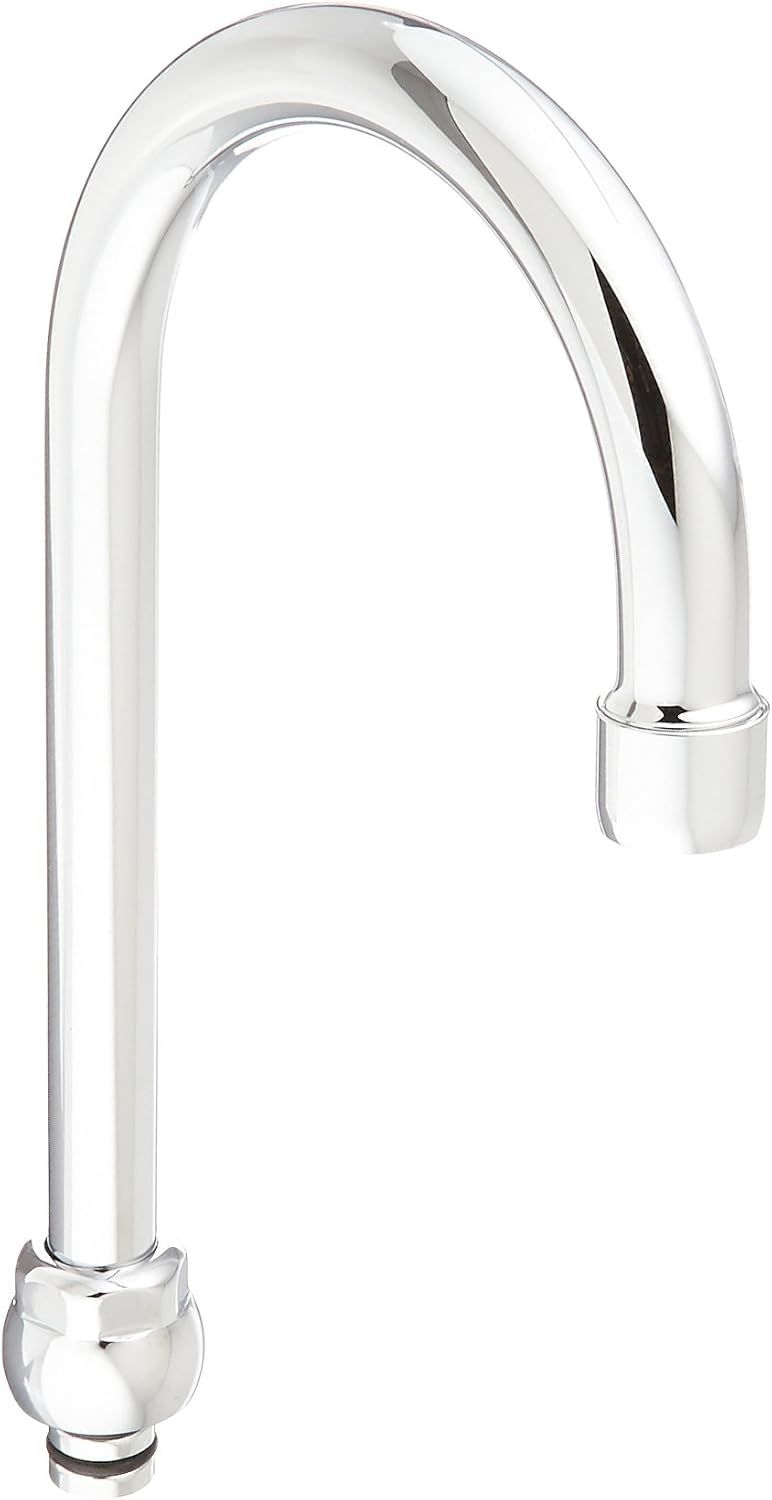 Polished Chrome Gooseneck Spout Kit for Heritage Faucets