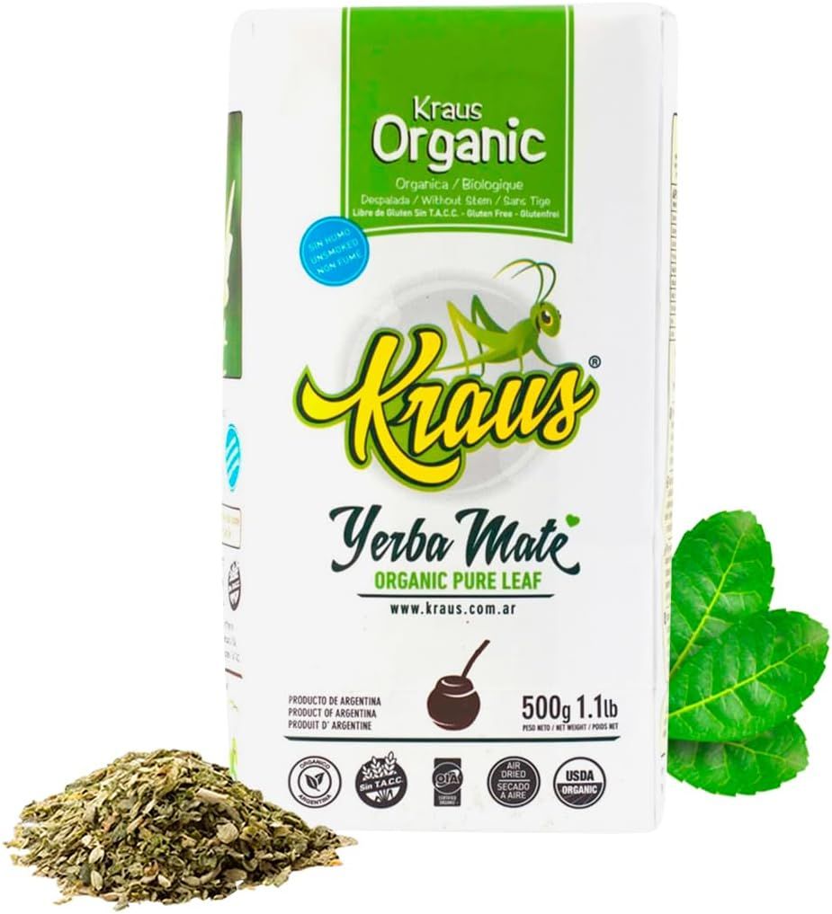 Kraus Organic Pure Leaf Yerba Mate 500g