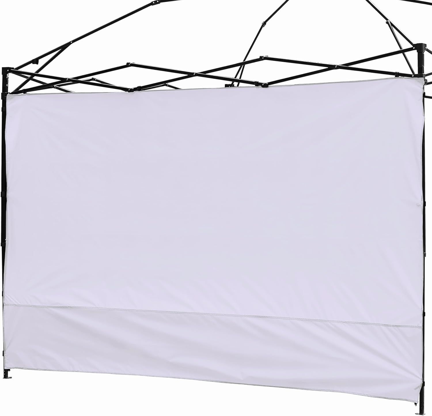 White Waterproof UV-Proof Canopy Sidewall for 10x10ft Gazebo