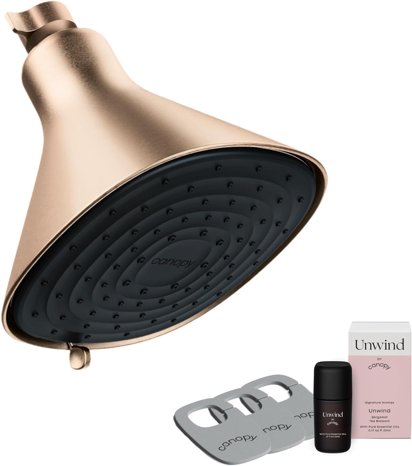 Brass Wall Mounted Filtered Shower Head with Aromatherapy