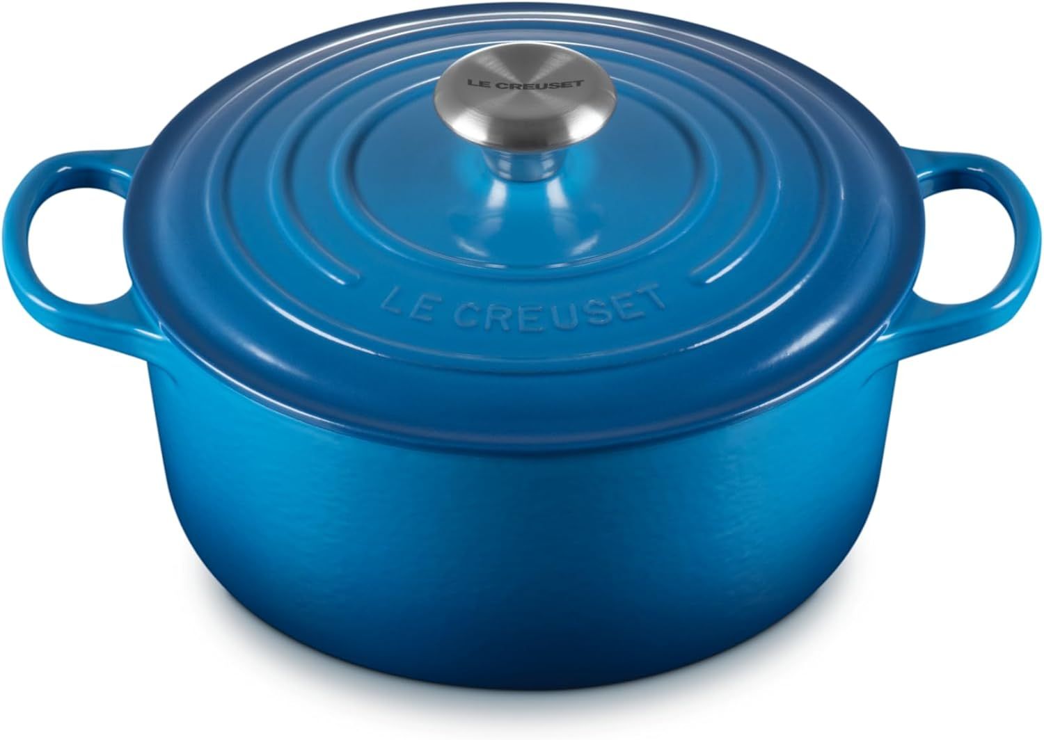 Marseille Blue 4.5 QT Enameled Cast Iron Dutch Oven