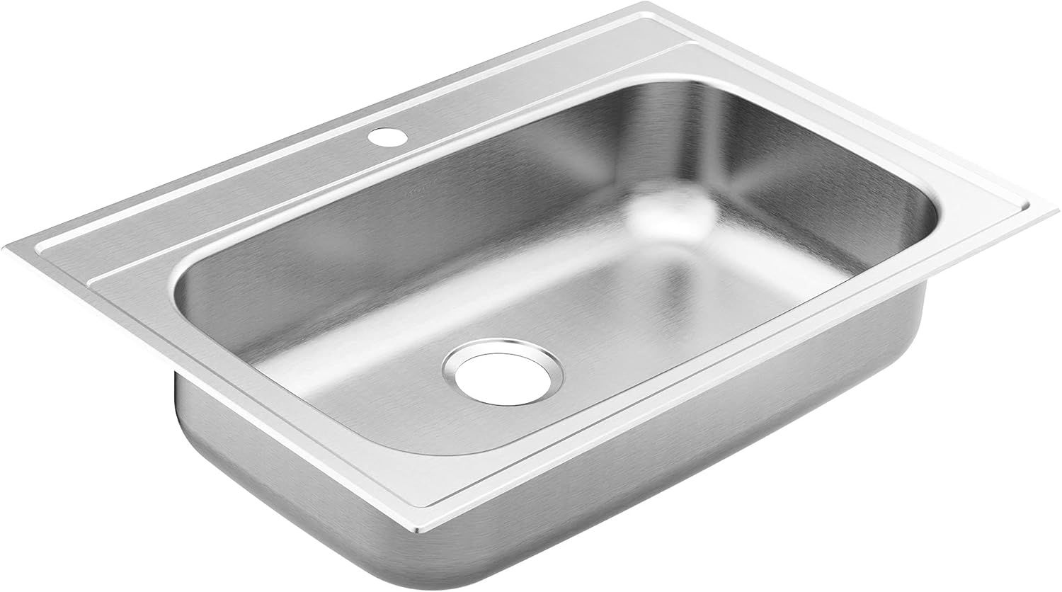 33-Inch Stainless Steel Single Bowl Drop-In Kitchen Sink