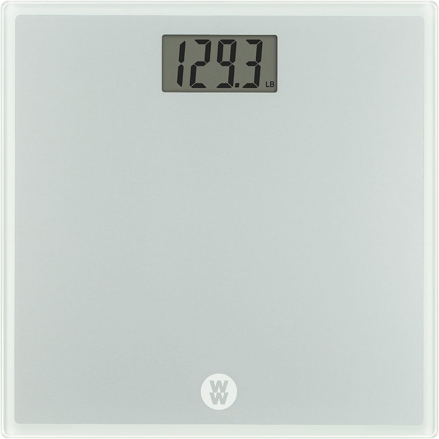 Gray Digital Glass Body Analysis Bathroom Scale