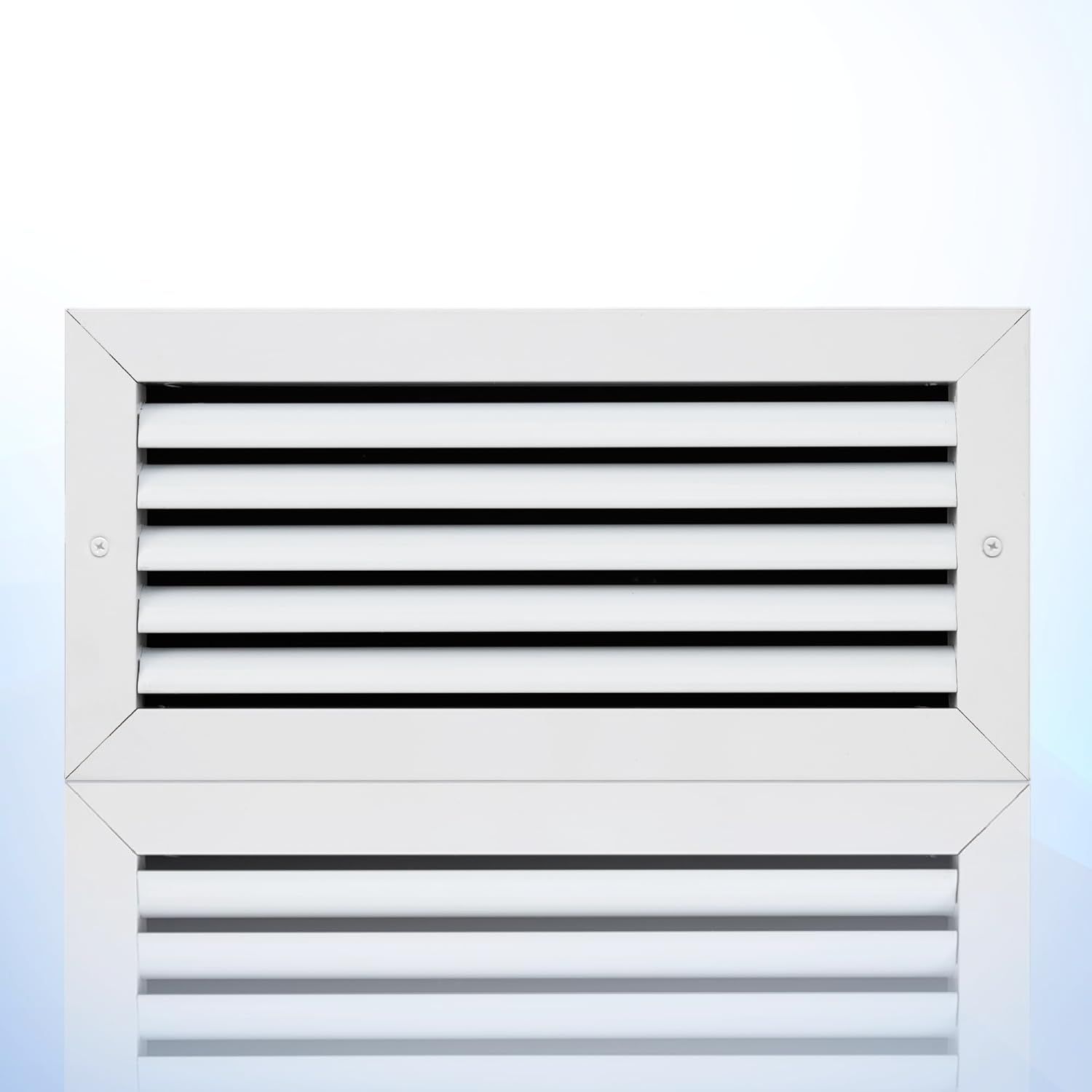 White Aluminum 14x6 Inch Ceiling Vent Grille