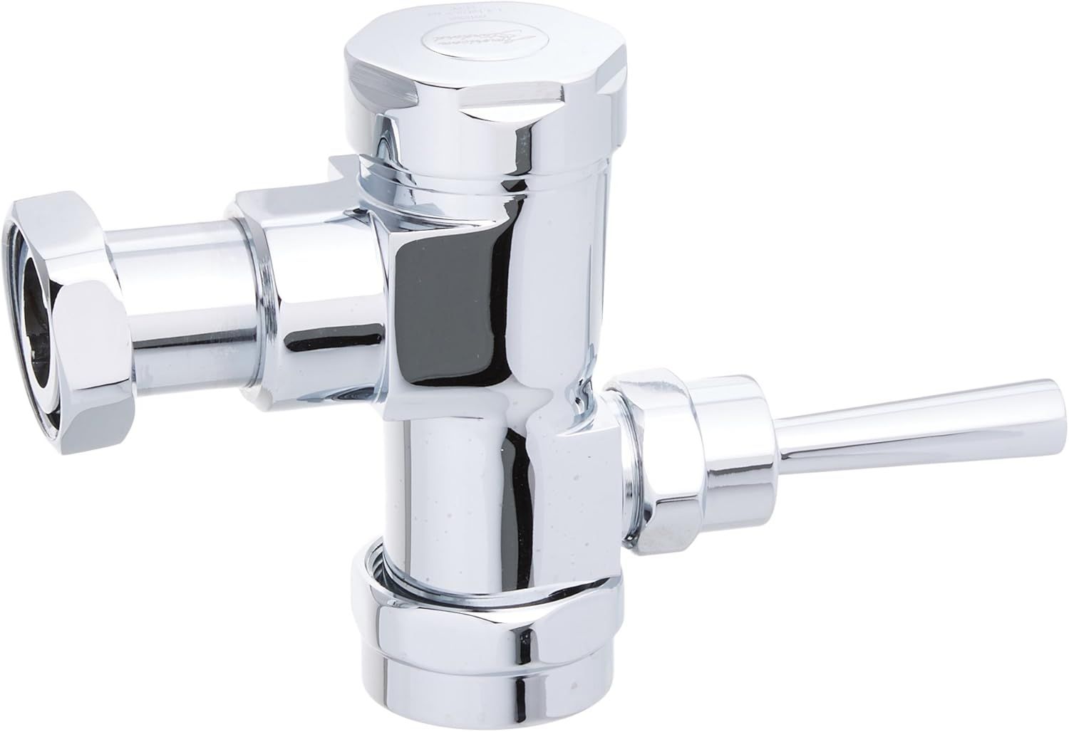 Polished Chrome Manual Flush Valve for Urinals