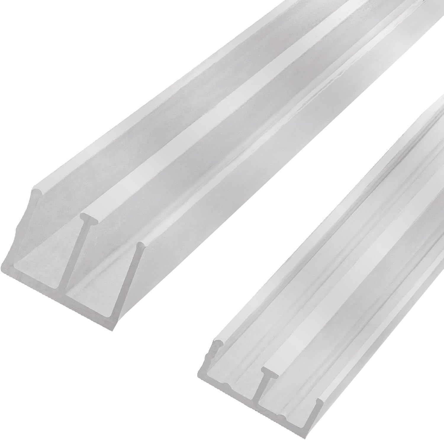 6' Aluminum Sliding Door Track for 1/4" Thickness