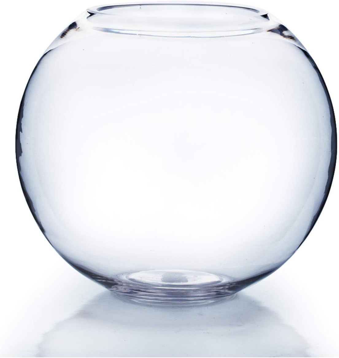 Clear Glass Bubble Terrarium Vase, 6" Diameter