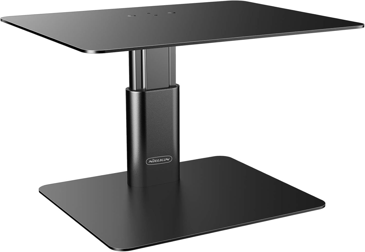 Adjustable Black Aluminum Ergonomic Monitor Stand Riser