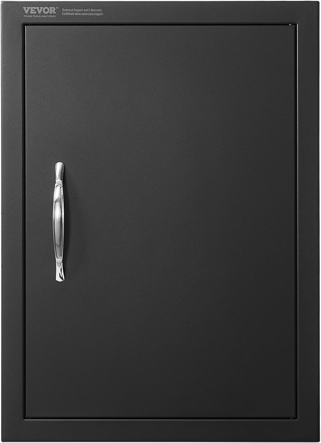 Black Stainless Steel Outdoor Kitchen Access Door