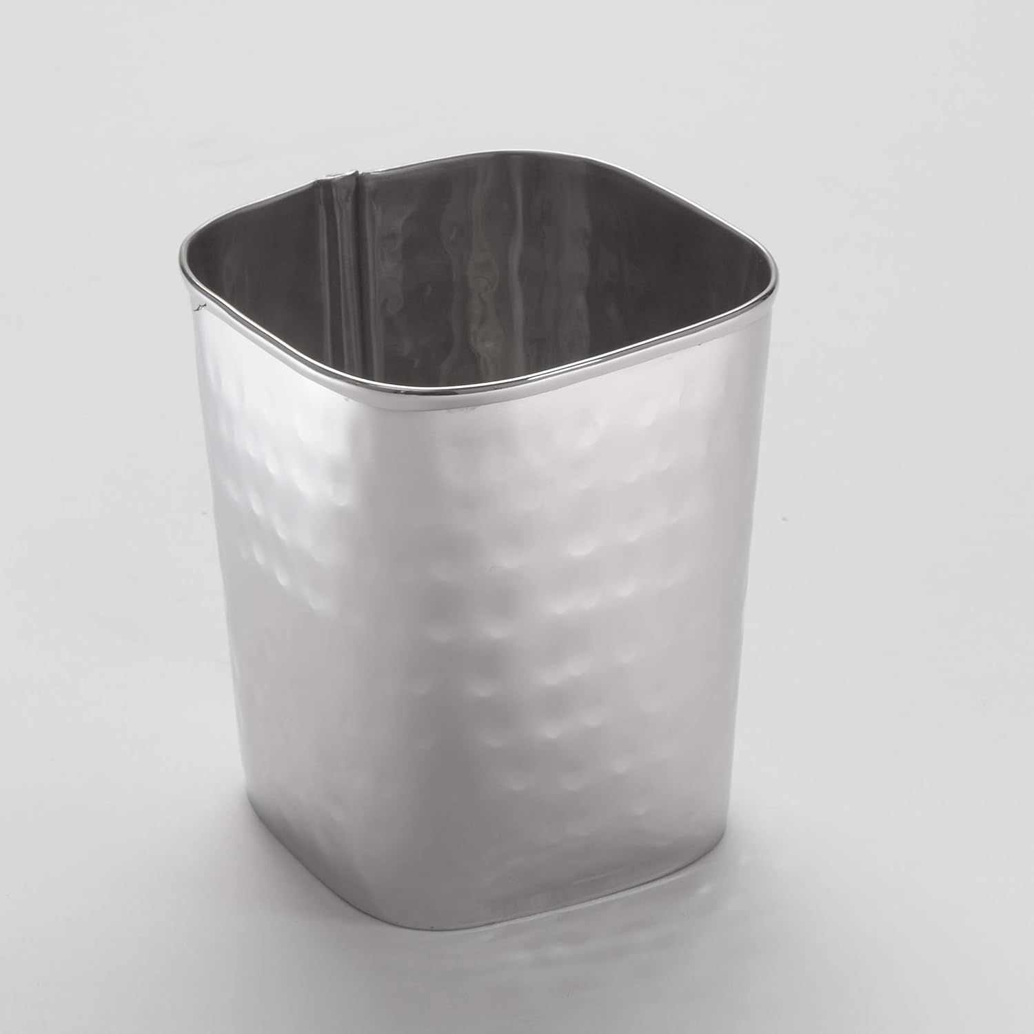 Square Hammered Stainless Steel Fry Cup, 12 oz