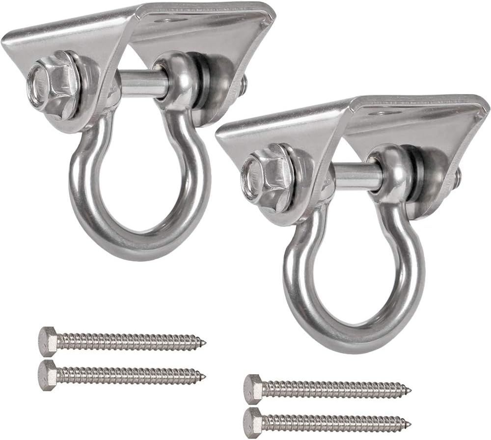 Heavy Duty Stainless Steel 180° Swing Hangers Set