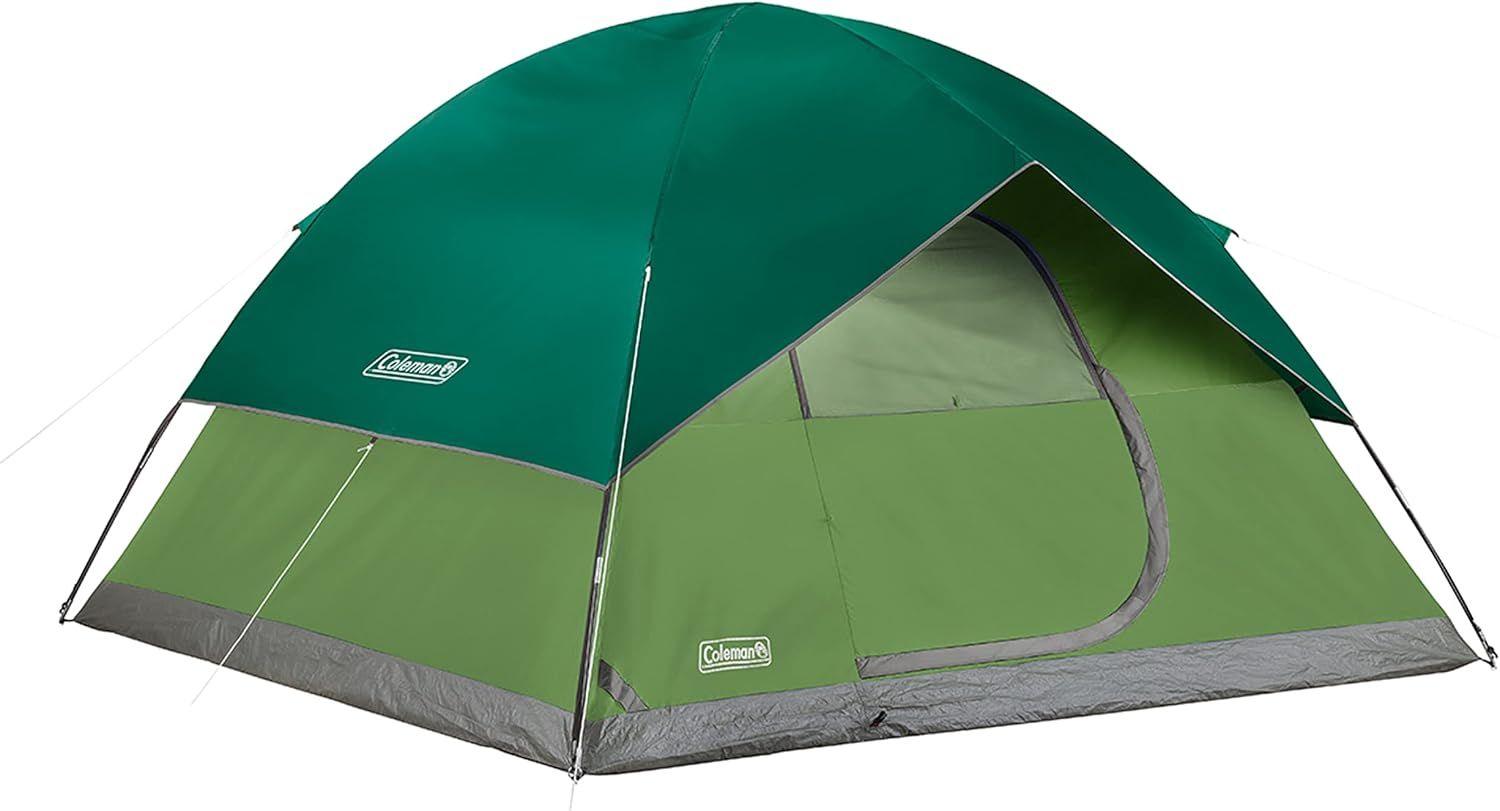 Green Dome 6-Person Weatherproof Camping Tent