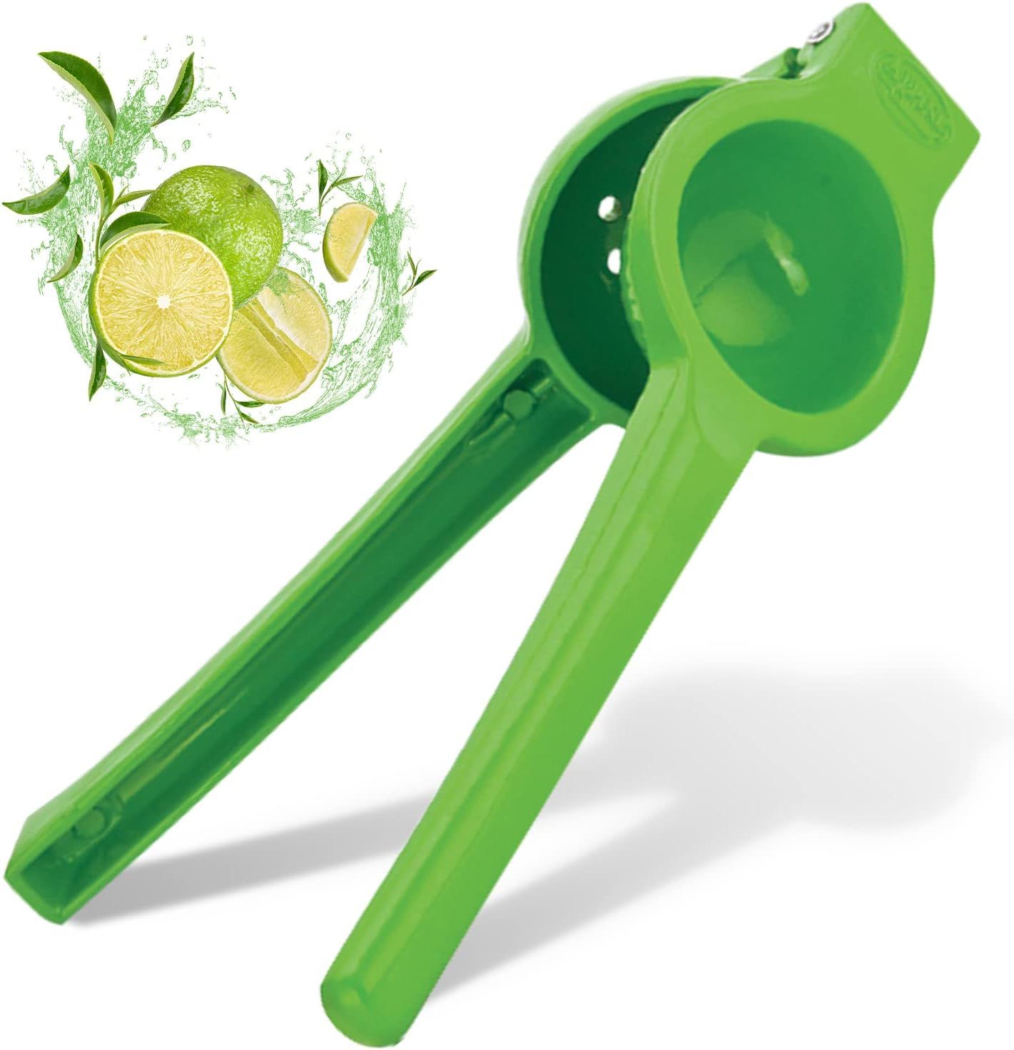 Green Heavy Duty Aluminum Citrus Juicer for Lemons and Limes