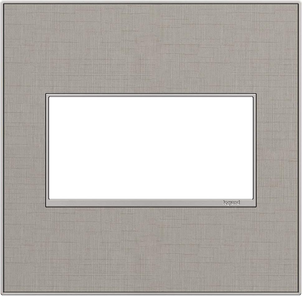 Legrand adorne True Linen, 2-Gang Wall Plate, AWM2GTL4