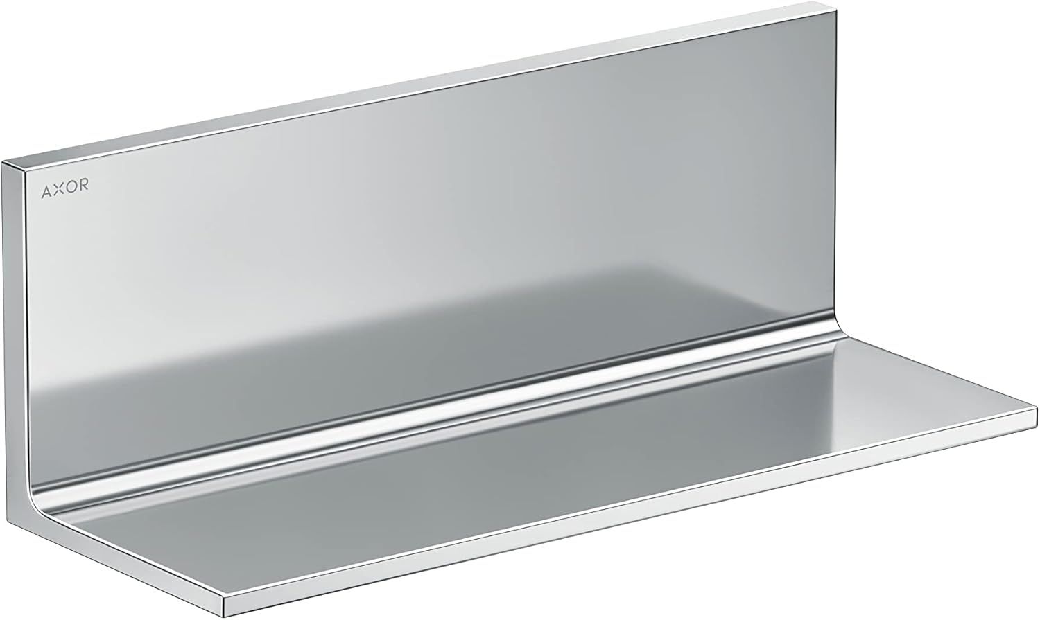 Chrome 12" Metal Wall Mount Shower Shelf