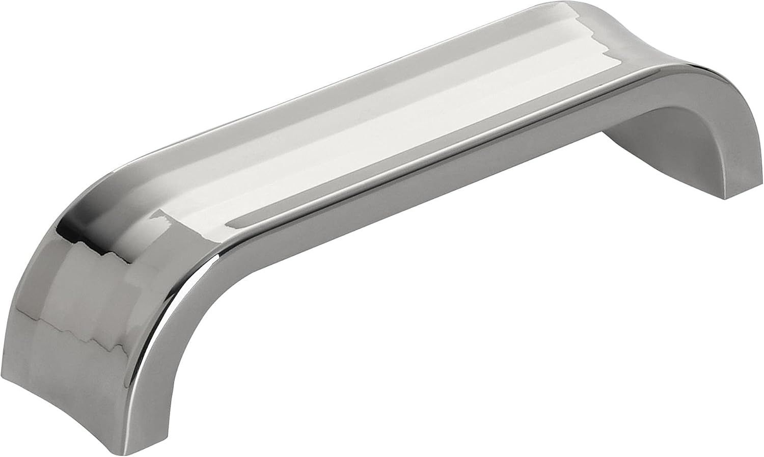 Polished Nickel 3-3/4 inch Concentric Cabinet Pull