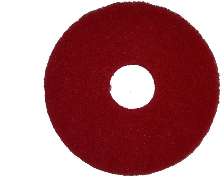 Red 12" Aggressive Floor Polishing Pad