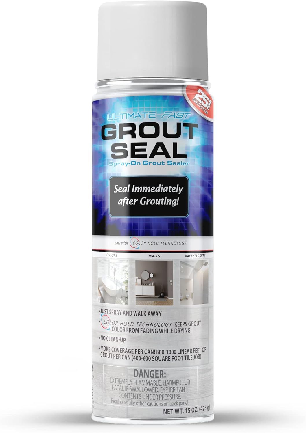 Ultimate Fast White Spray-On Grout Sealer 15 oz