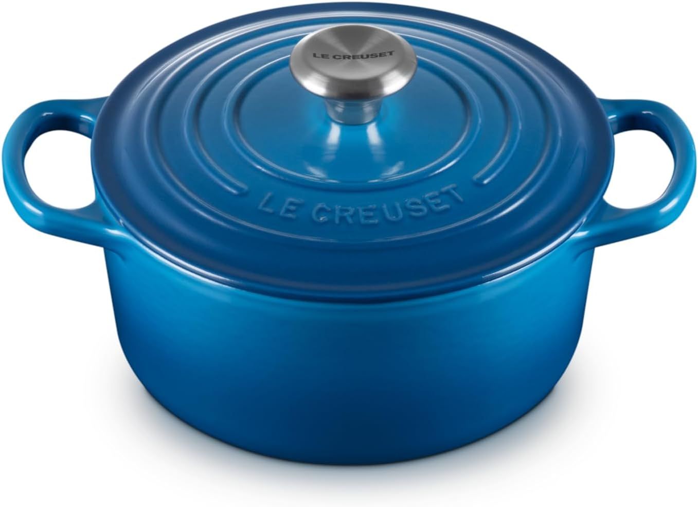 Marseille Blue Enameled Cast Iron 2-Quart Dutch Oven