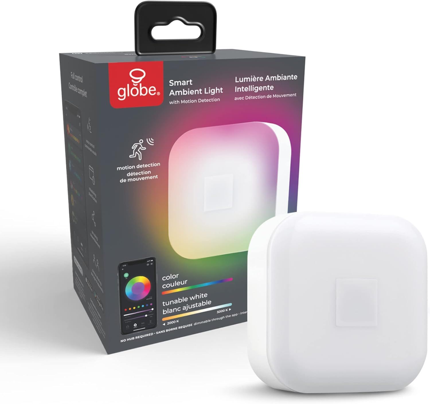 Globe Electric Voice-Controlled LED Night Light with Motion Sensor