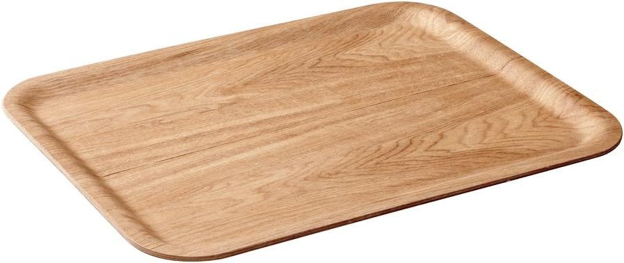 KINTO Willow Non-Slip Wooden Tray, 16.9 x 13.0 inches