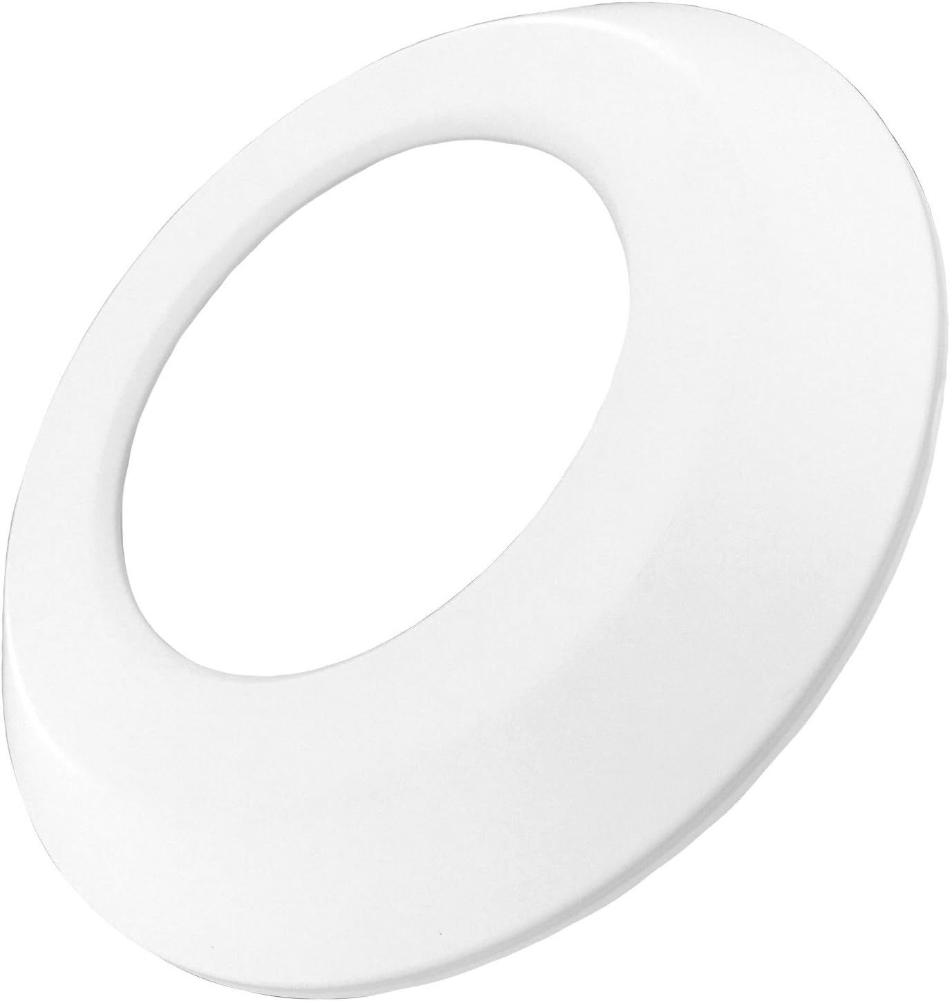 4-Inch White Aluminum Recessed Lighting Trim Ring