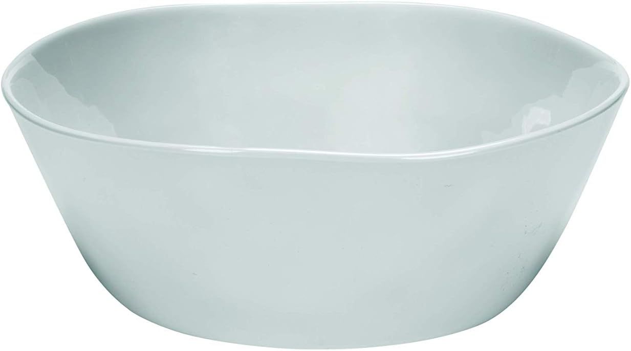 Cloud White Melamine Round Serving Bowl, 78-Ounces