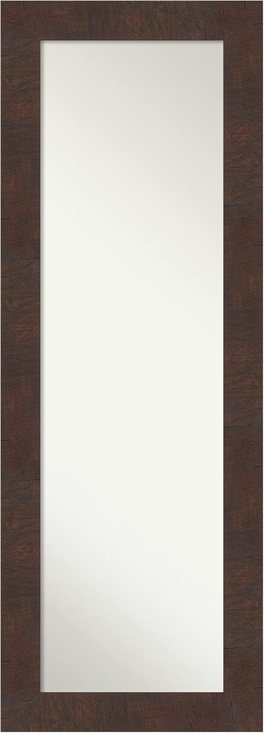 Wildwood Brown and Silver Full-Length Wood Mirror