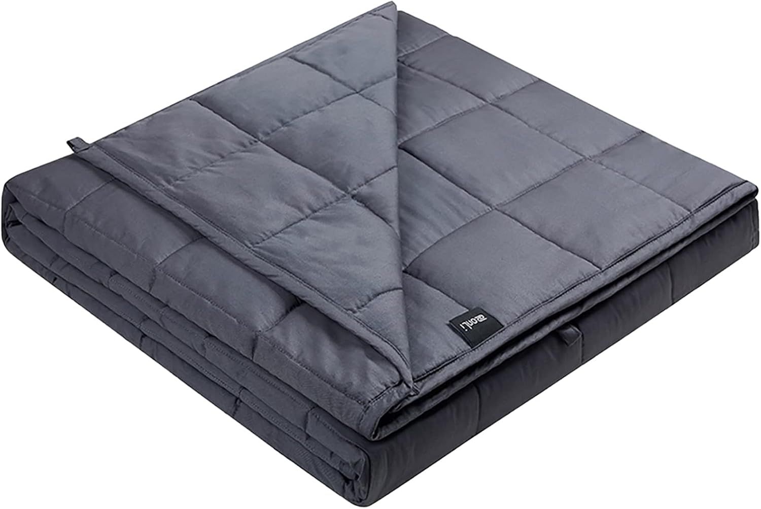 Dark Gray Cotton Queen Size Weighted Blanket 20 lbs